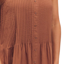amente Pintuck Cami Dress - Latte