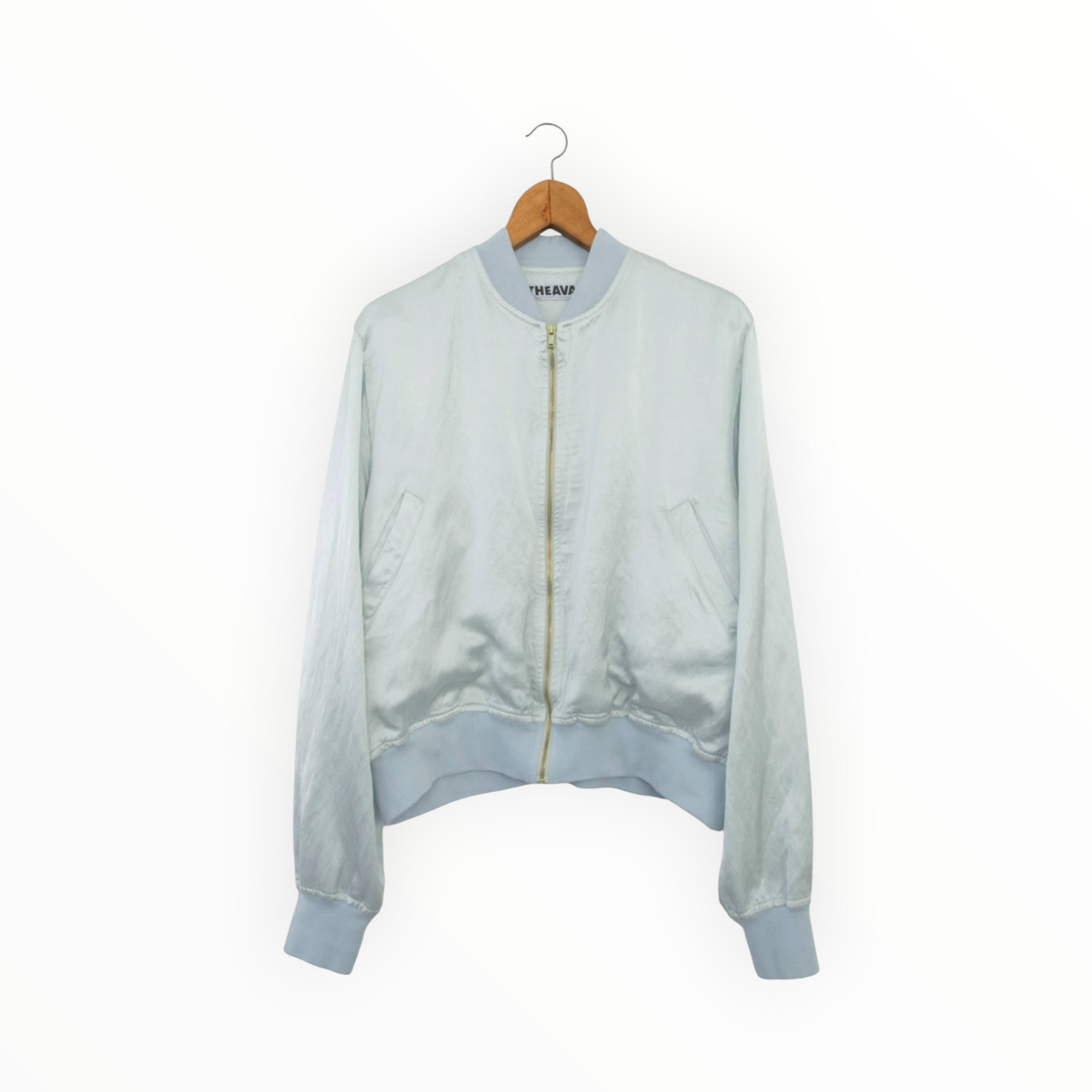 The Avant Satin Bomber - Light Blue