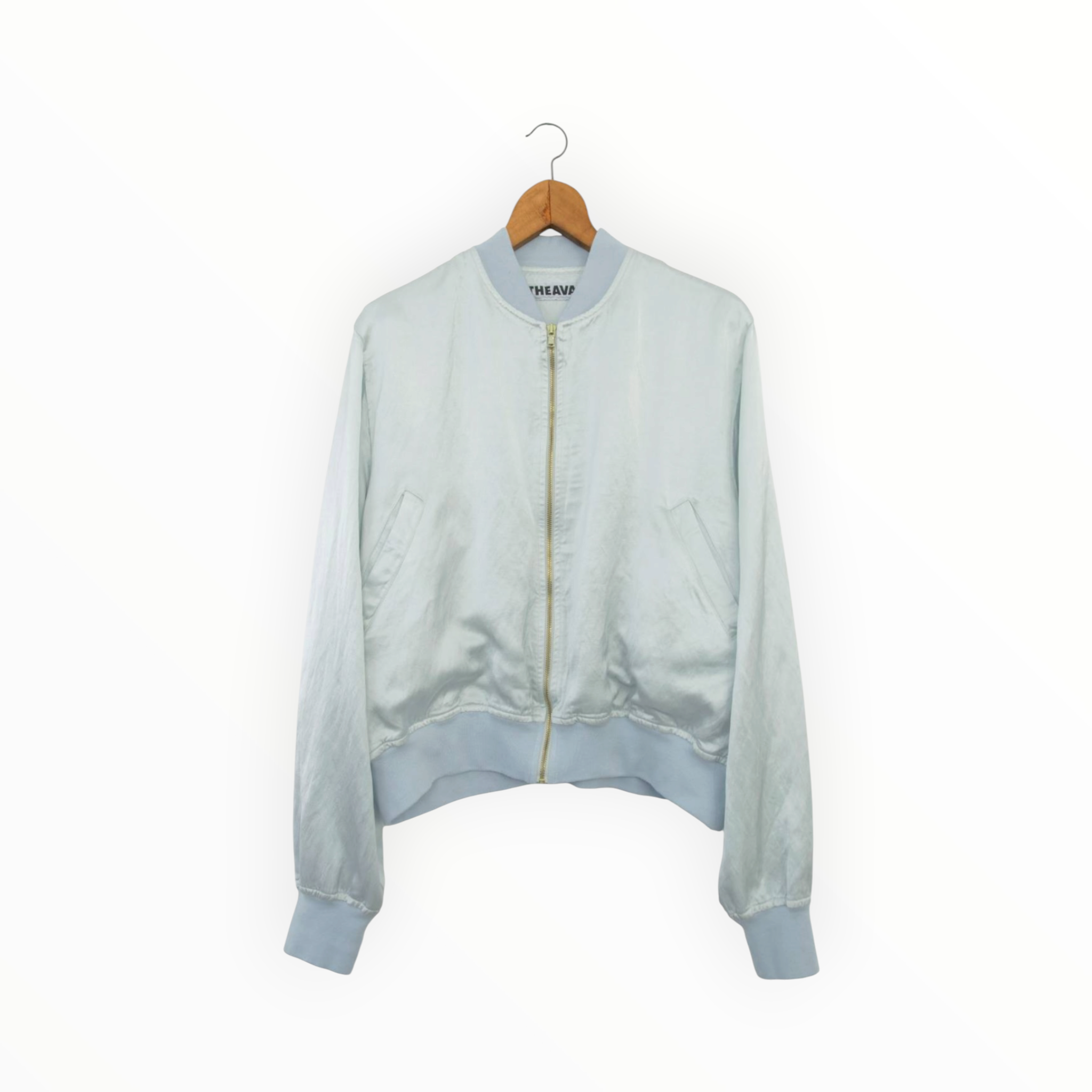 The Avant Satin Bomber - Light Blue