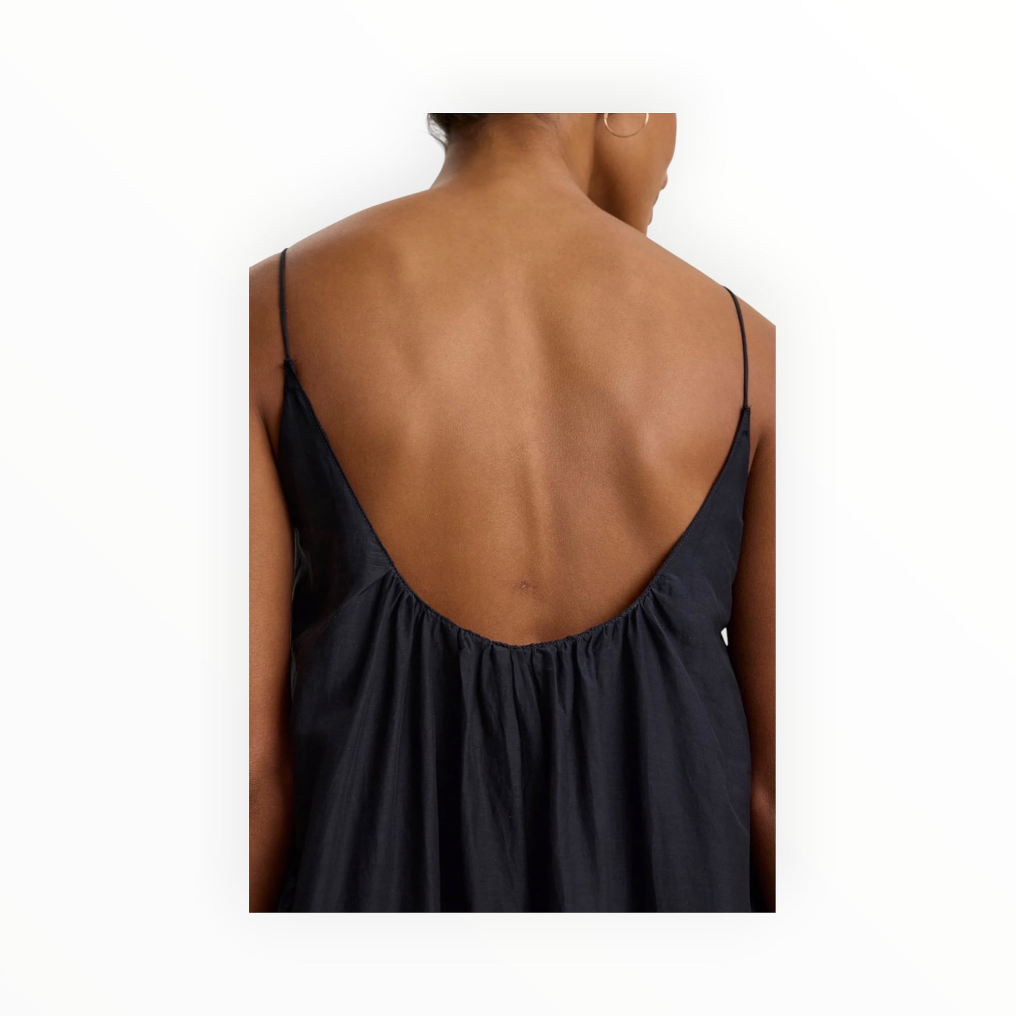 Velvet by Graham & Spencer Avery Silk Cotton Voile Dress - Navy
