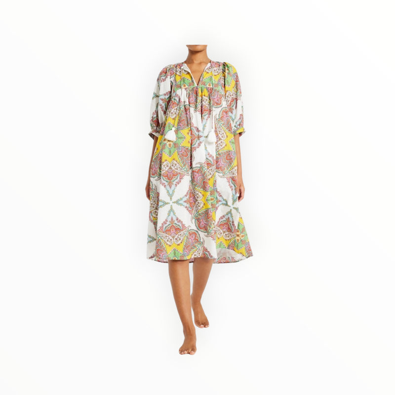 MILLE Saffron Dress - Kaleidoscope