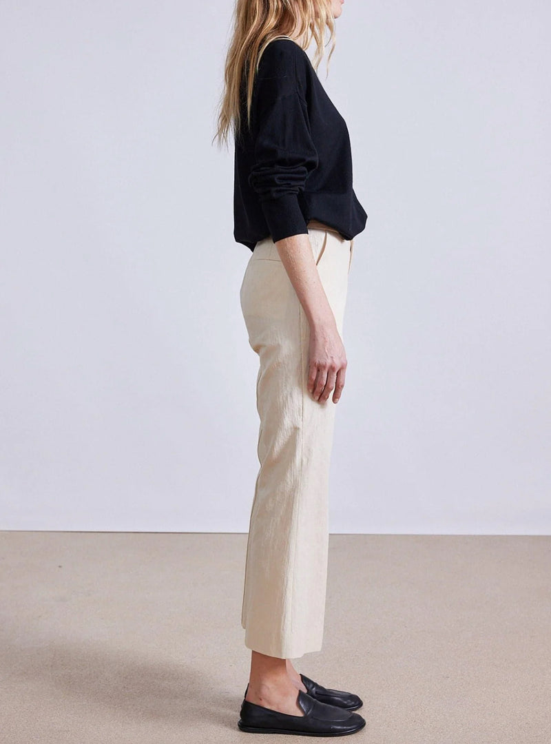 Apiece Apart Rene Flare Trouser - Ecru