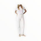 Levi’s Ribcage Straight Ankle Jeans - Cloud Over - White