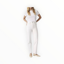 Levi’s Ribcage Straight Ankle Jeans - Cloud Over - White