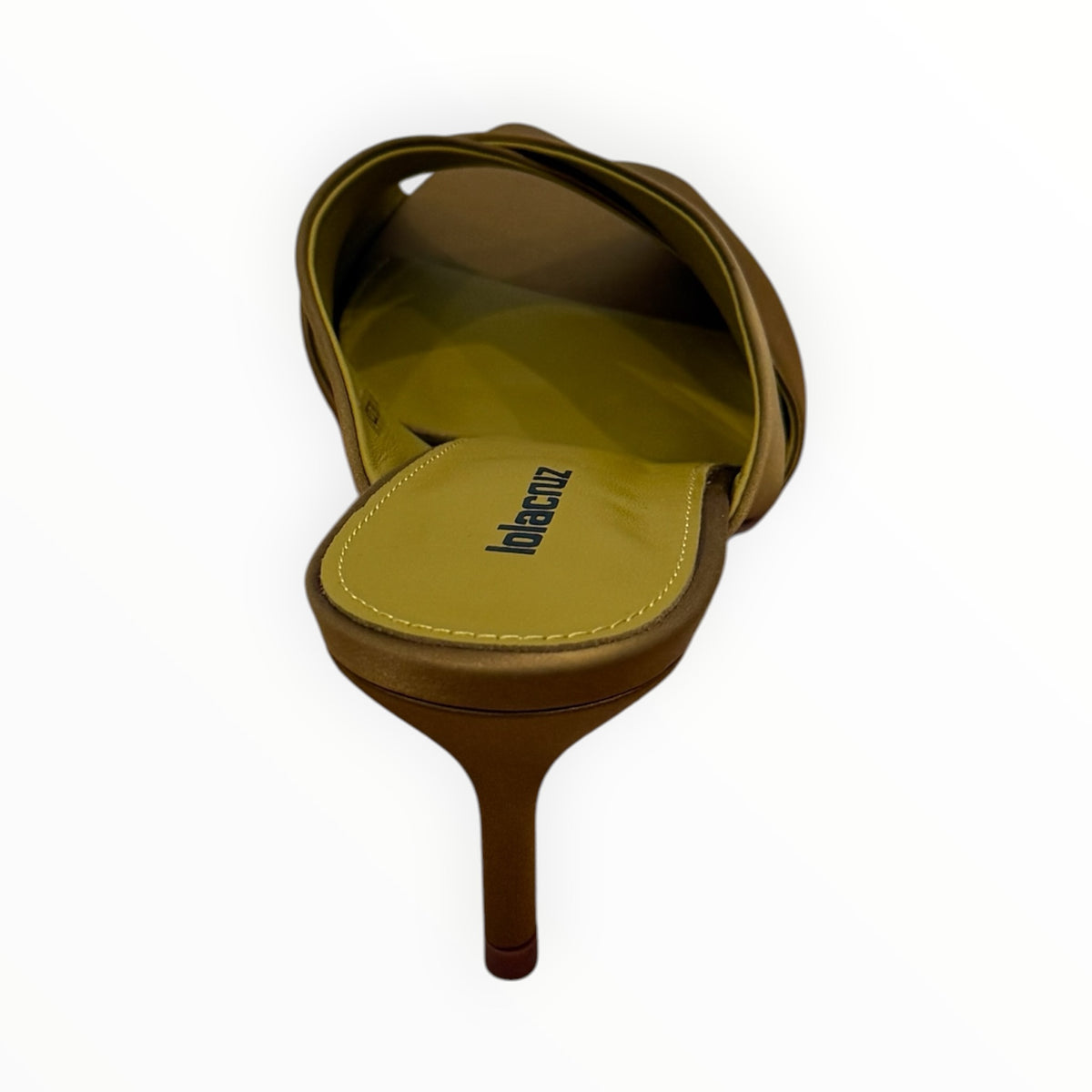 Lola Cruz Lena Mule 65 - Mustard