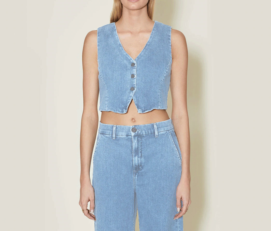 LE JEAN Ella Waistcoat Vest - Sweet Summer