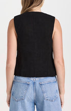 DL1961 Zia Vest - Black Linen