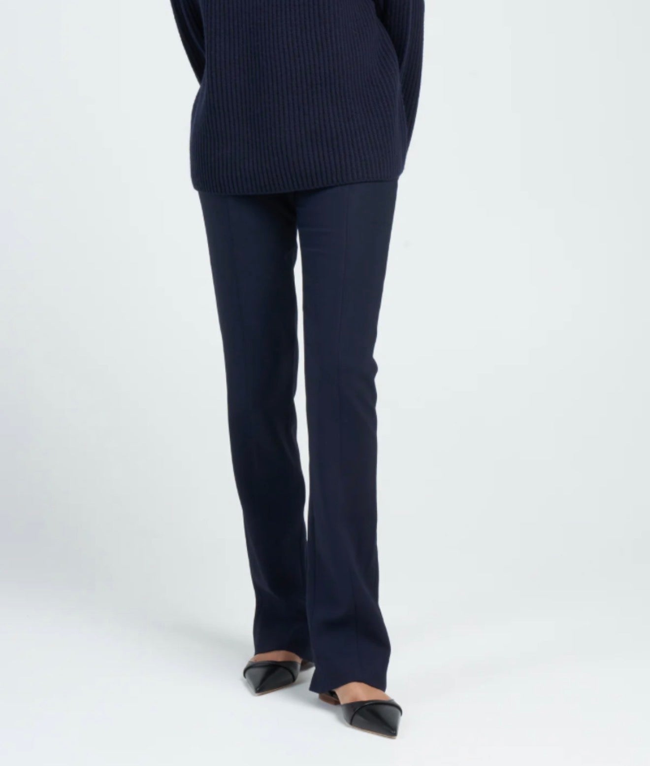 TOTÊME Slim Crepe Suit Trousers - Navy