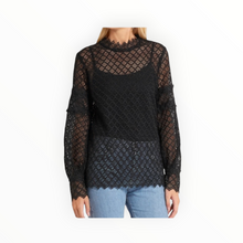 IRO Amia Ball Alpaca Blend Sweater - Black