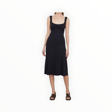 Vince Ribbed Sweetheart Tank Dress - Coastal Blue