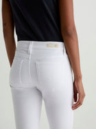 AG Jeans Mari Crop Mid Rise Slim Straight - Gallery White