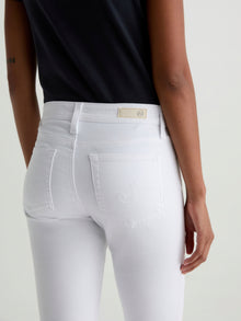 AG Jeans Mari Crop Mid Rise Slim Straight - Gallery White