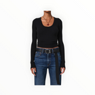 Citizens of Humanity Mara U-Neck Top - Black