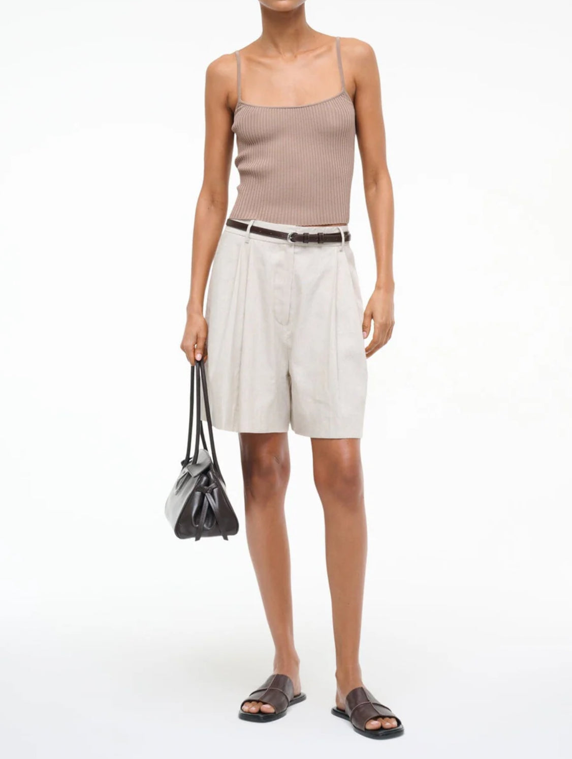 STAUD Soleil Top - Taupe