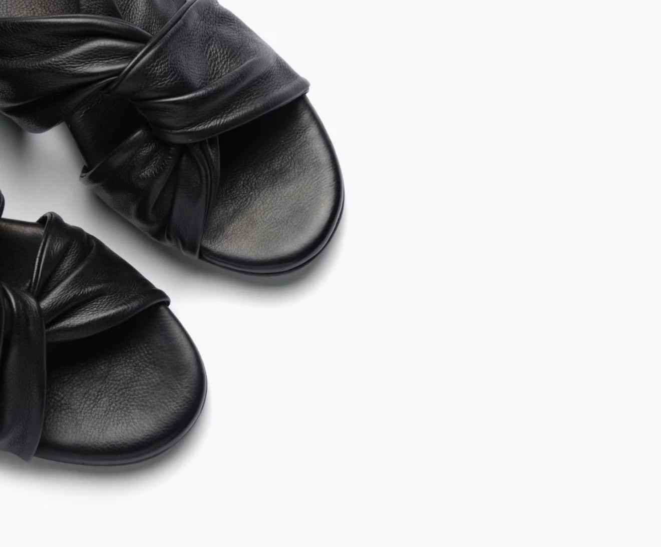 Frēda Salvador Carlota Twist Sandal - Black Calf