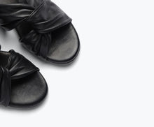 Frēda Salvador Carlota Twist Sandal - Black Calf