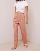 Bella Dahl Clover Button Front Relaxed Crop – Moroccan Clay