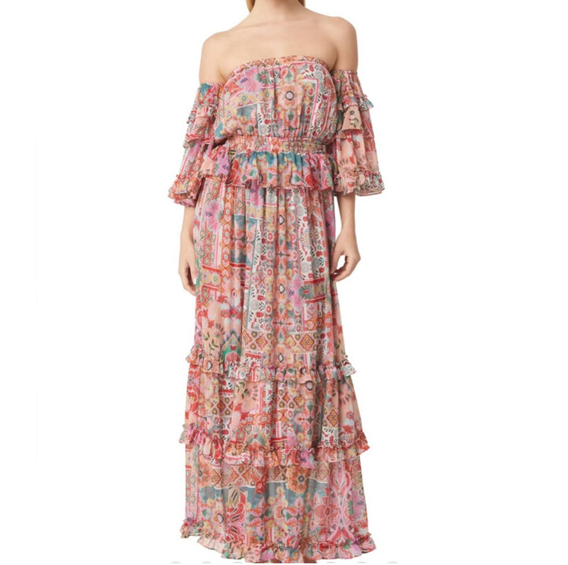 Misa Malaparta Dress - Palazzo Tile