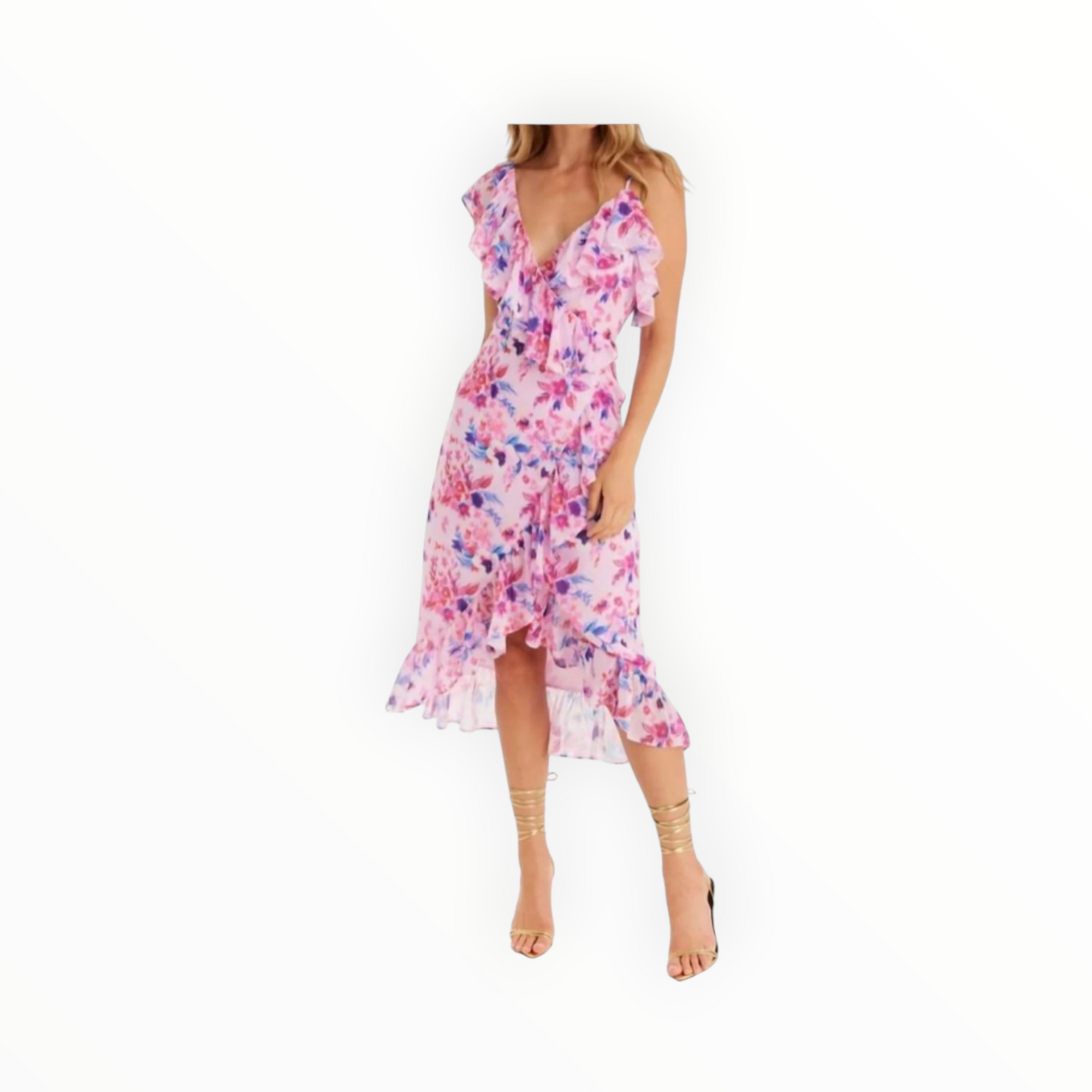 Allison New York Ophelia Wrap Dress - Spring Mix