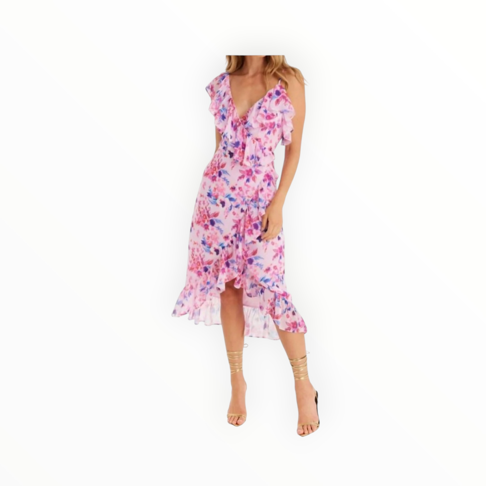 Allison New York Ophelia Wrap Dress - Spring Mix