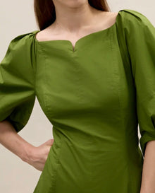 Rebecca Minkoff Isla Poplin Mini Dress - Meadow