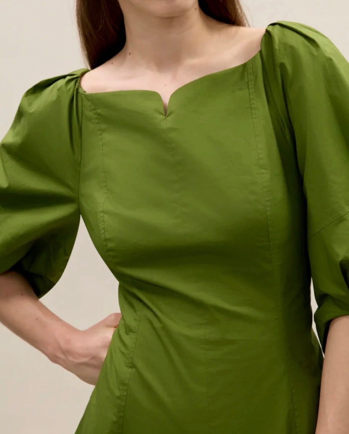 Rebecca Minkoff Isla Poplin Mini Dress - Meadow