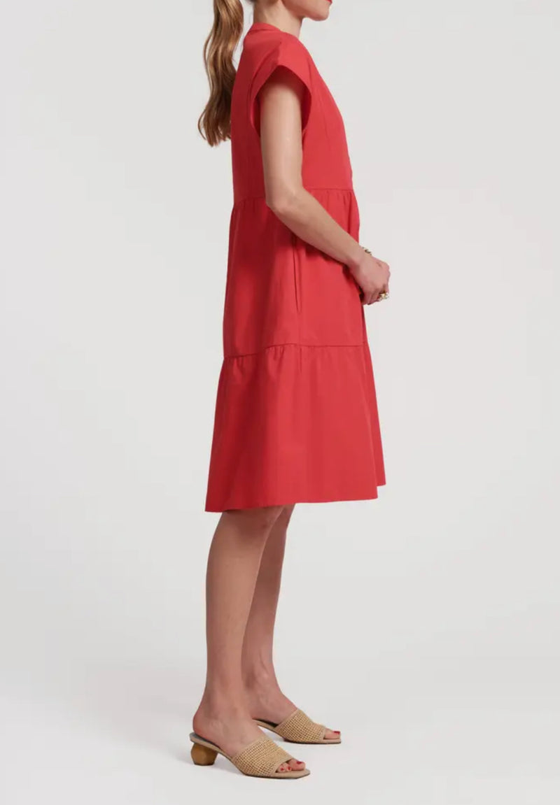 Frances Valentine Breezy Mini Dress - Red