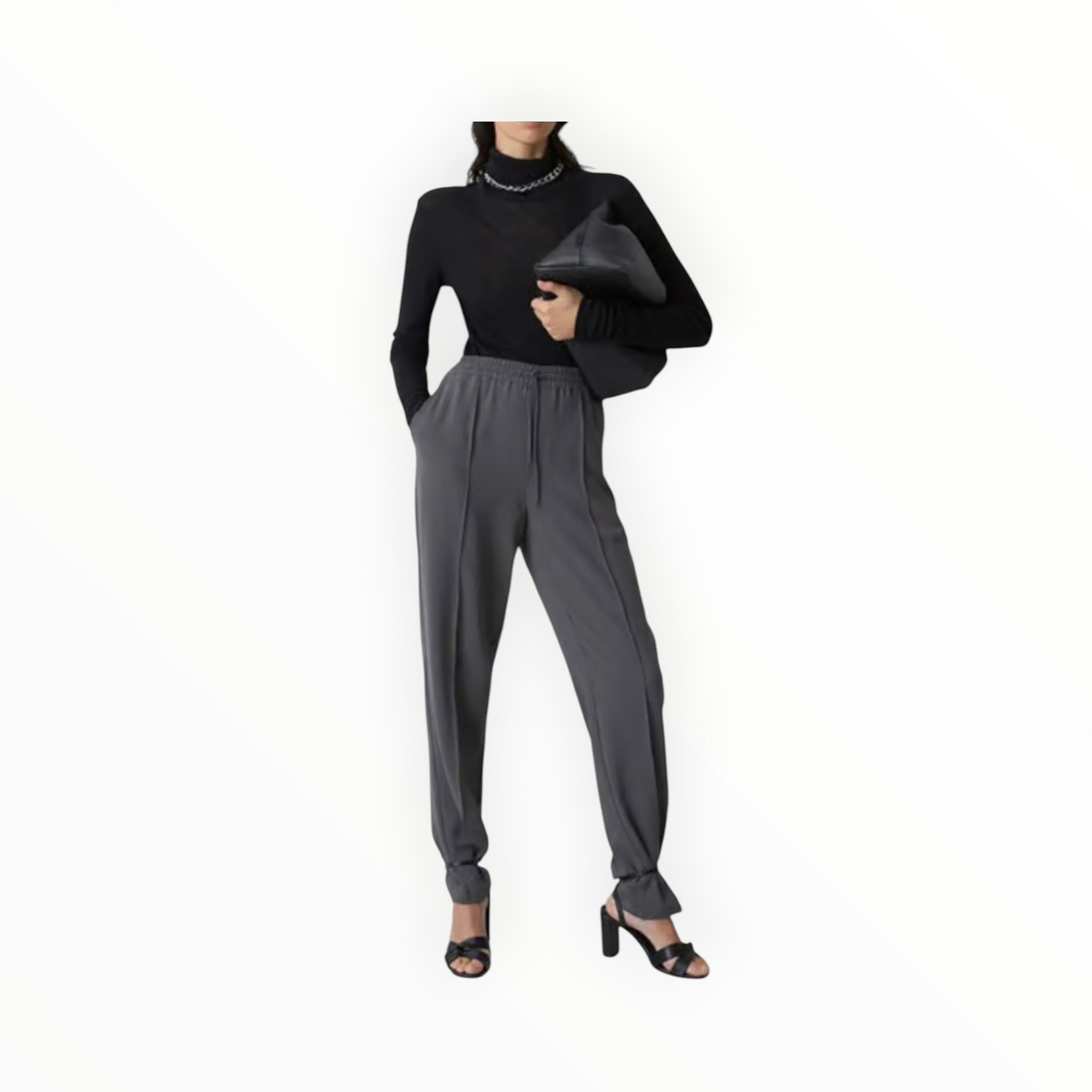 Closed Joliet Pant - Dark Nickel