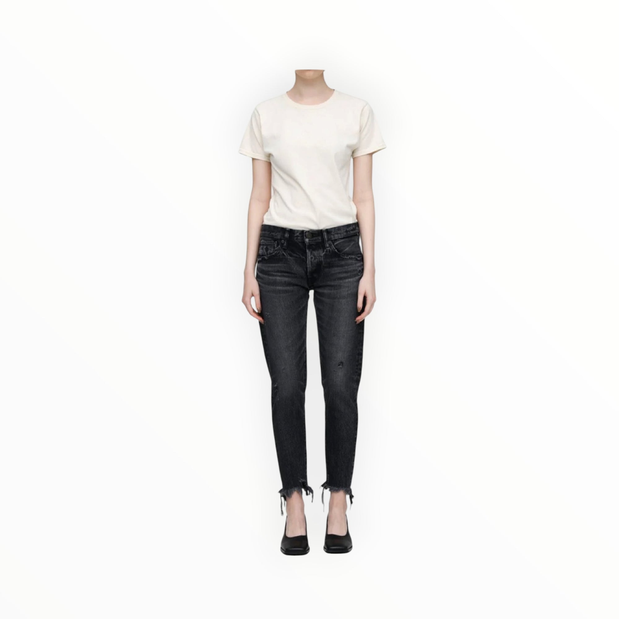 Moussy Vintage Keller Tapered Jeans - Black