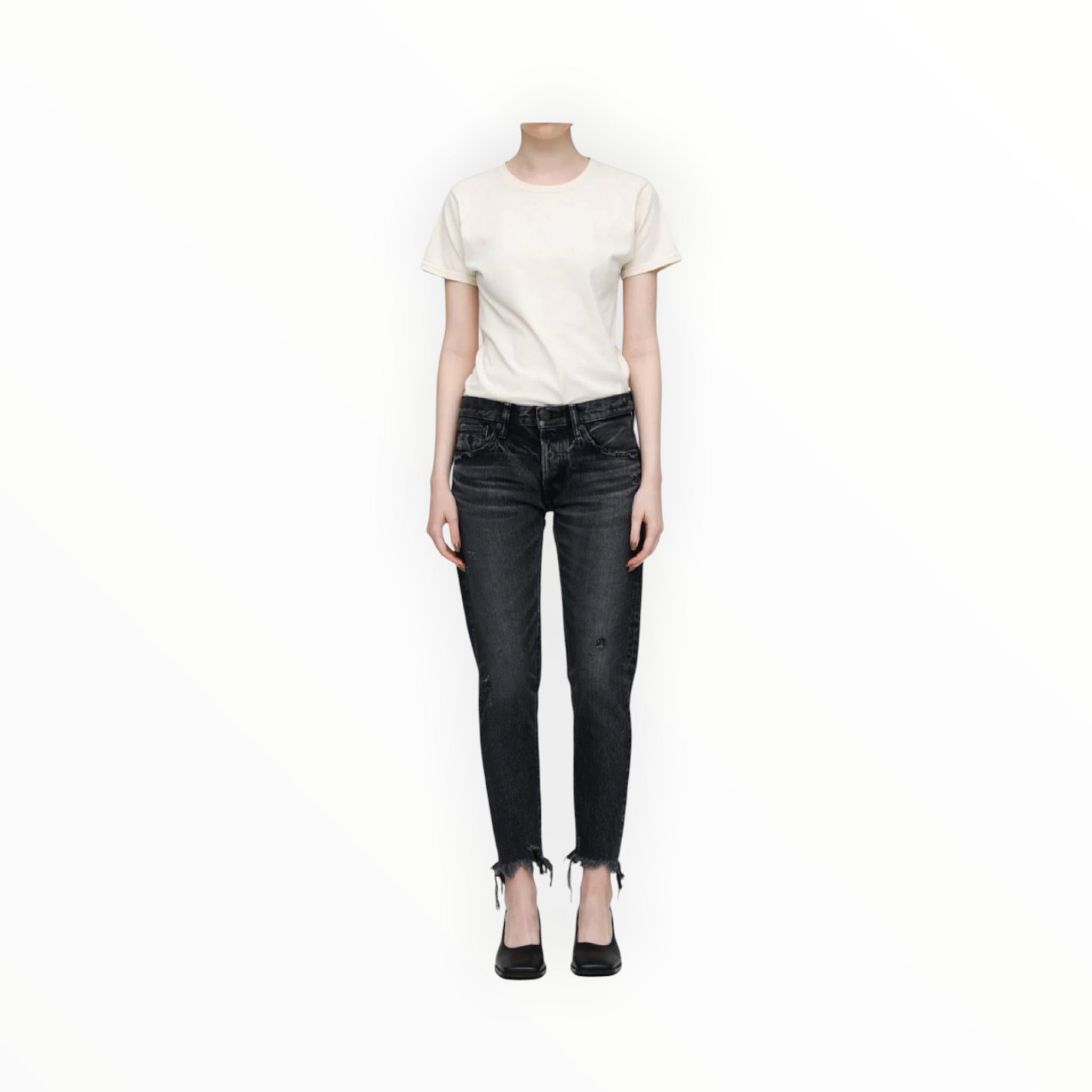 Moussy Vintage Keller Tapered Jeans - Black