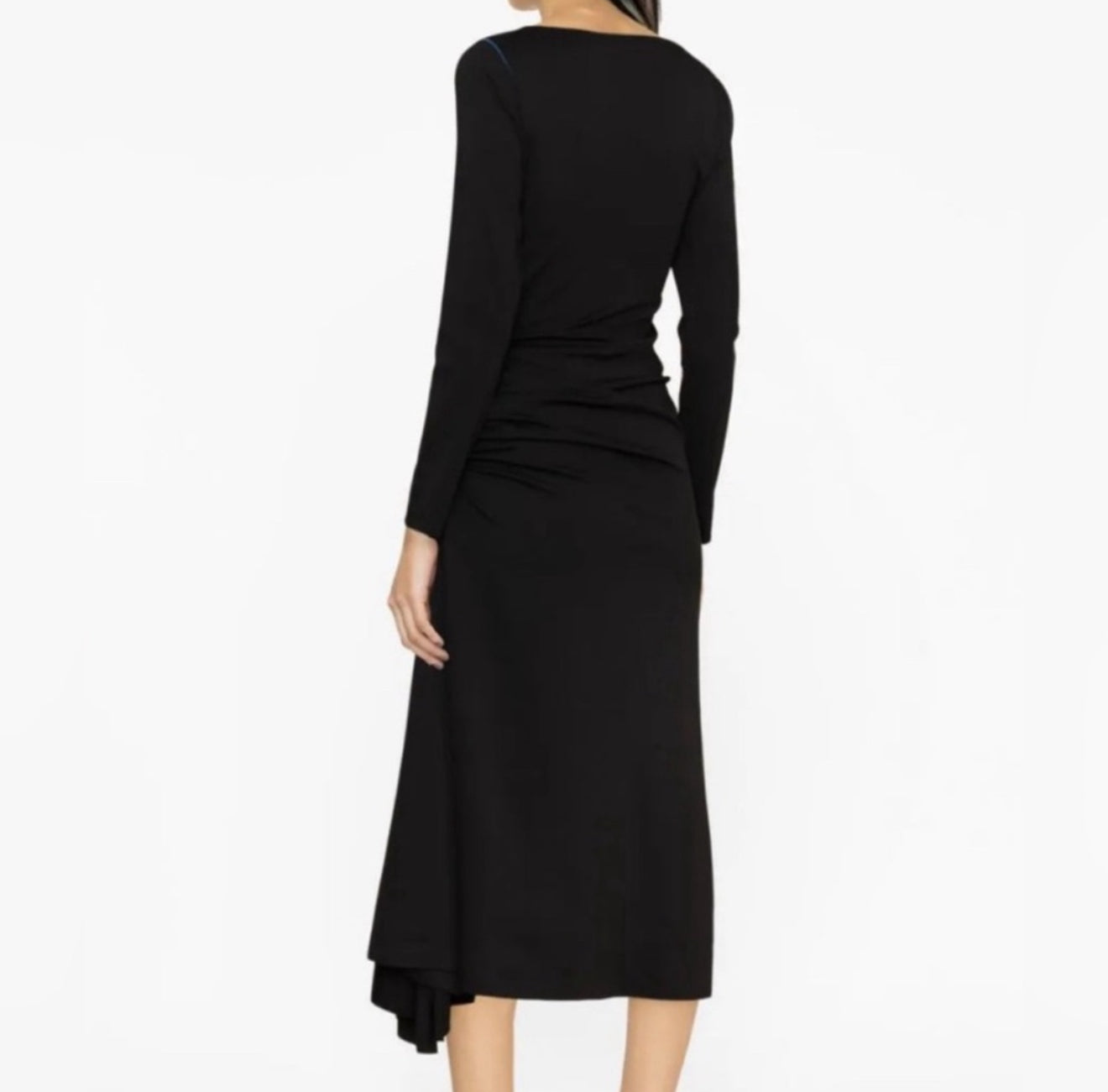 Marni Long Sleeve Midi Dress - Black