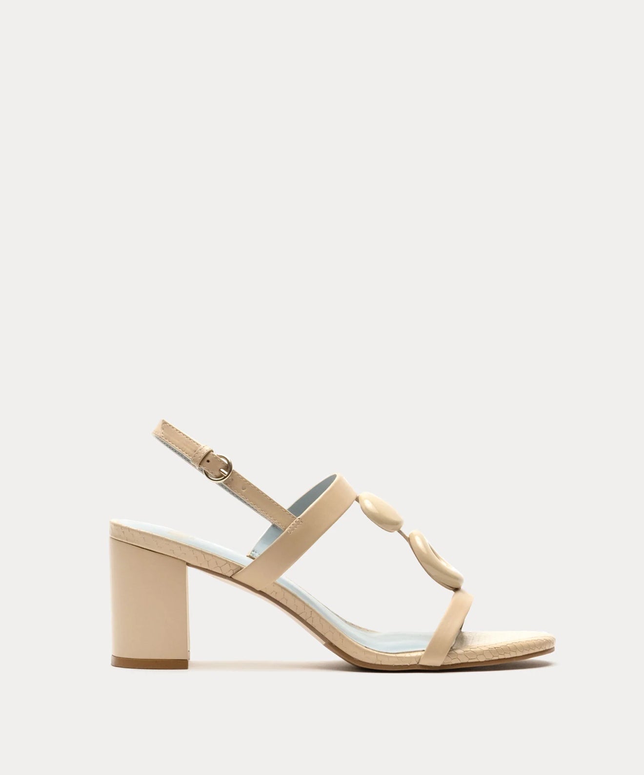 Frances Valentine Bianca Heel - Natural