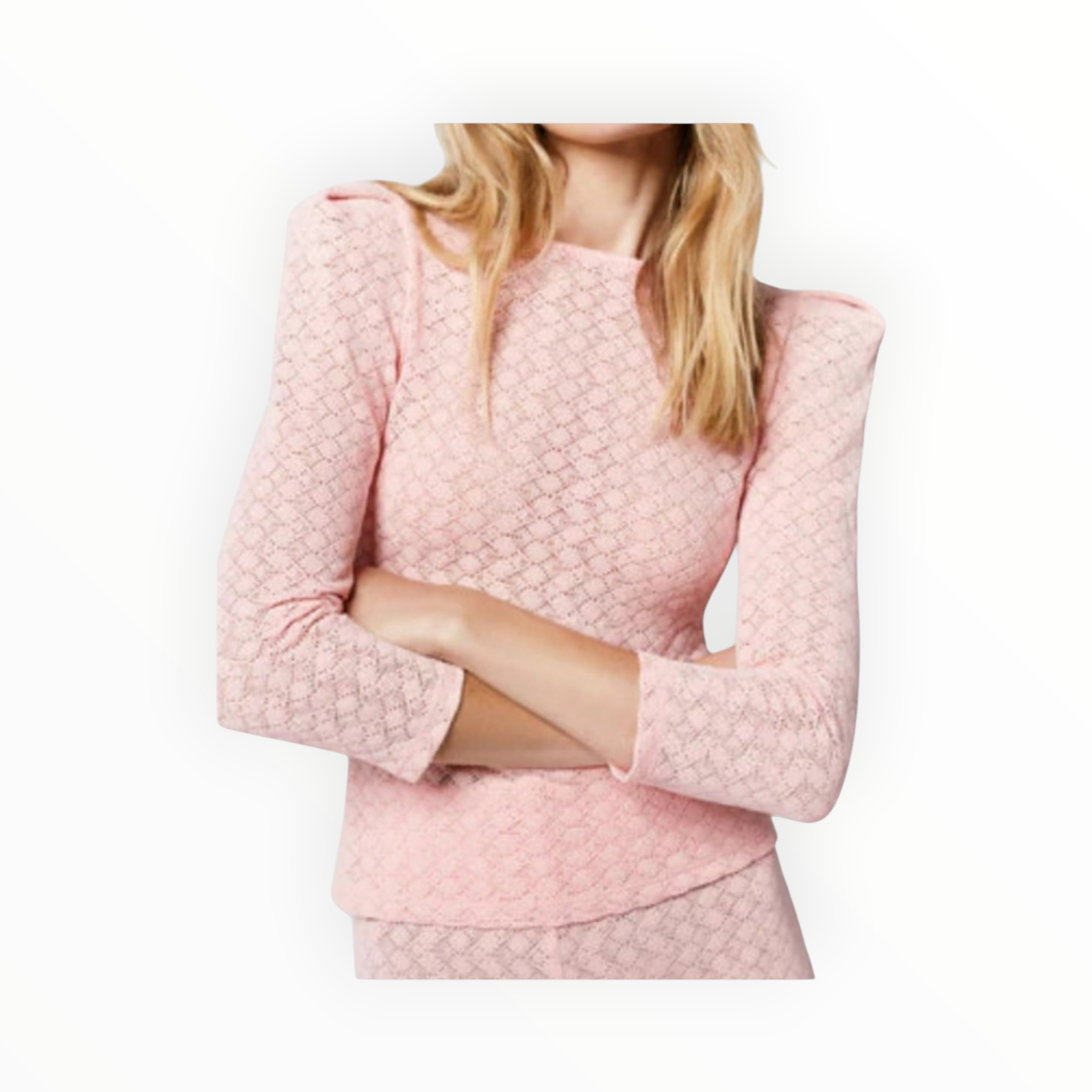 Smythe Reversible Knit Top - Shell Pointelle