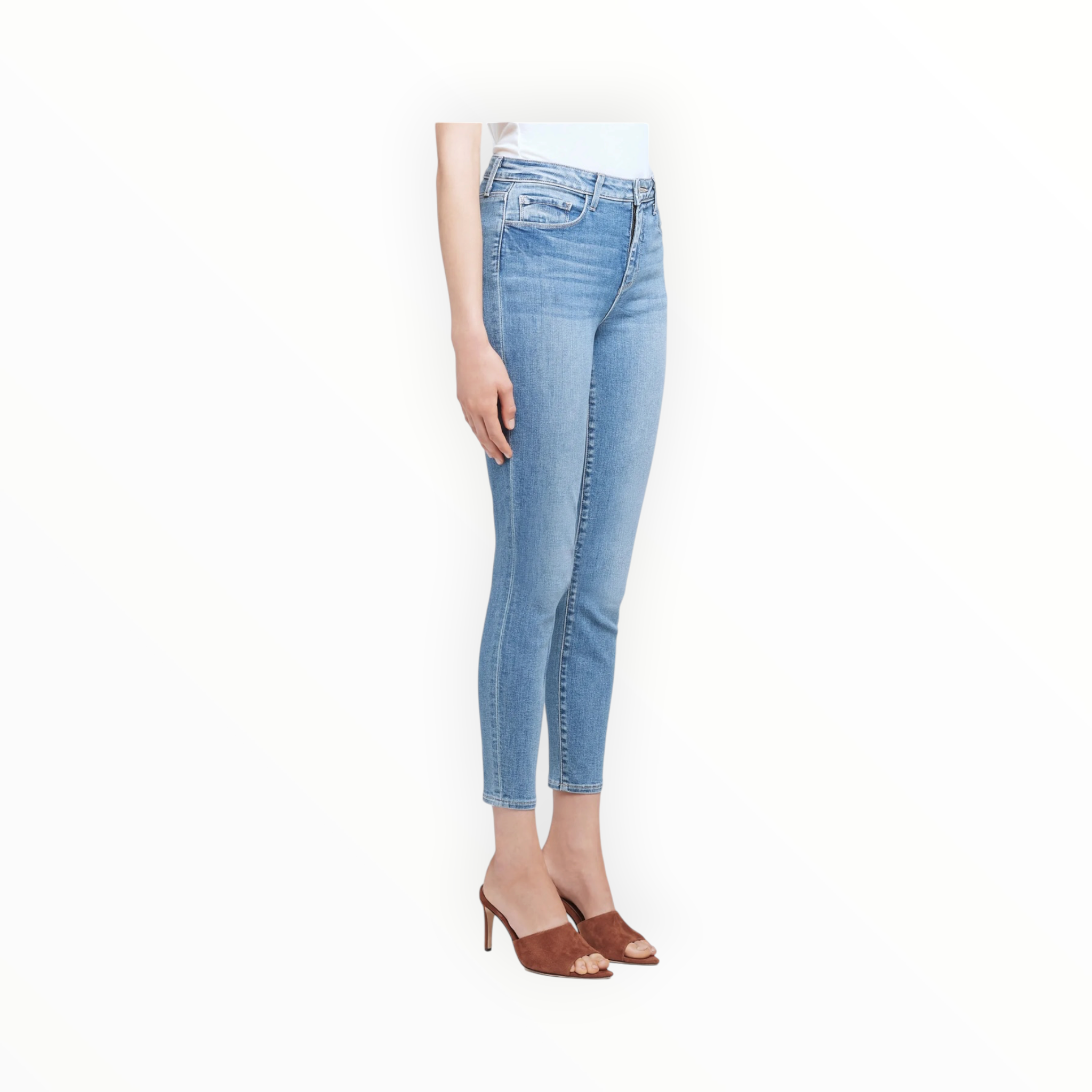 L'Agence Margot Cropped Skinny Jean - Paramount