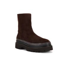 Lola Cruz Pruga Ankle Boot - Dark Brown