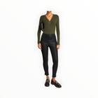Frame The Jetset Skinny Crop - Noir Coated