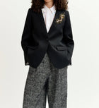 Essentiel Antwerp Gdog Sequin & Beaded Embroideries Shirt - White