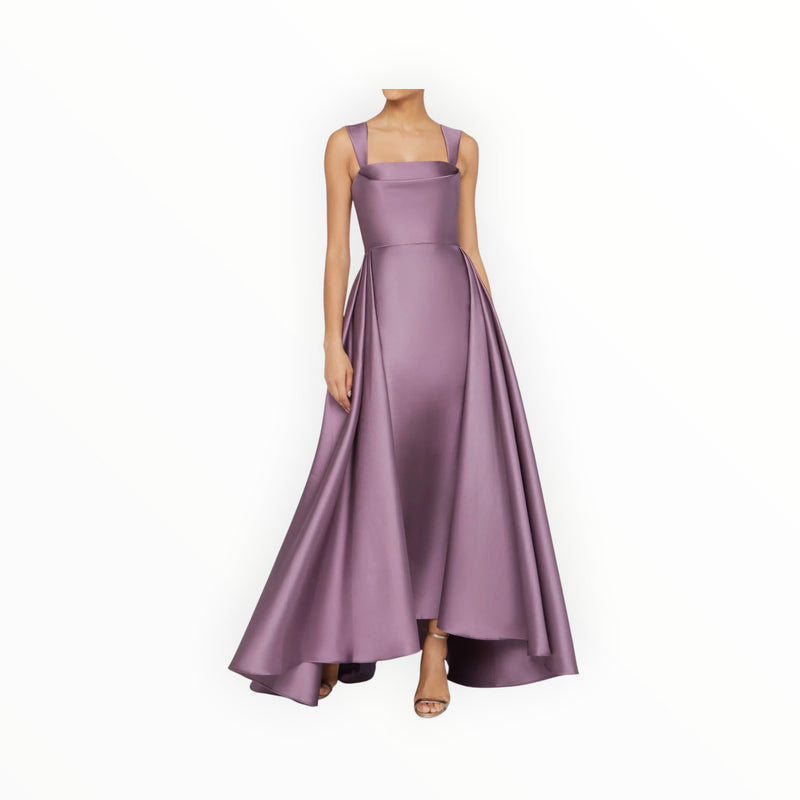 THEIA Zendaya Mikado Gown - Chrome Lavender