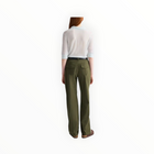 TWP Isabelle Pant In Vintage Washed Poplin - Military
