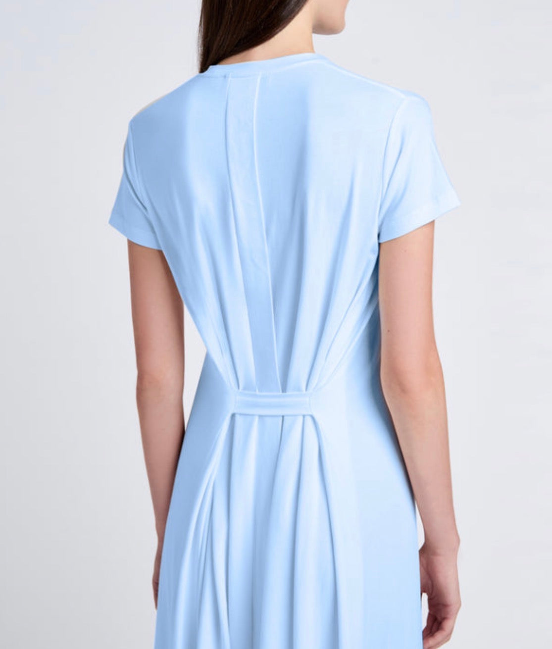 Proenza Schouler White Label Noelle Dress in Jersey - Light Oxford