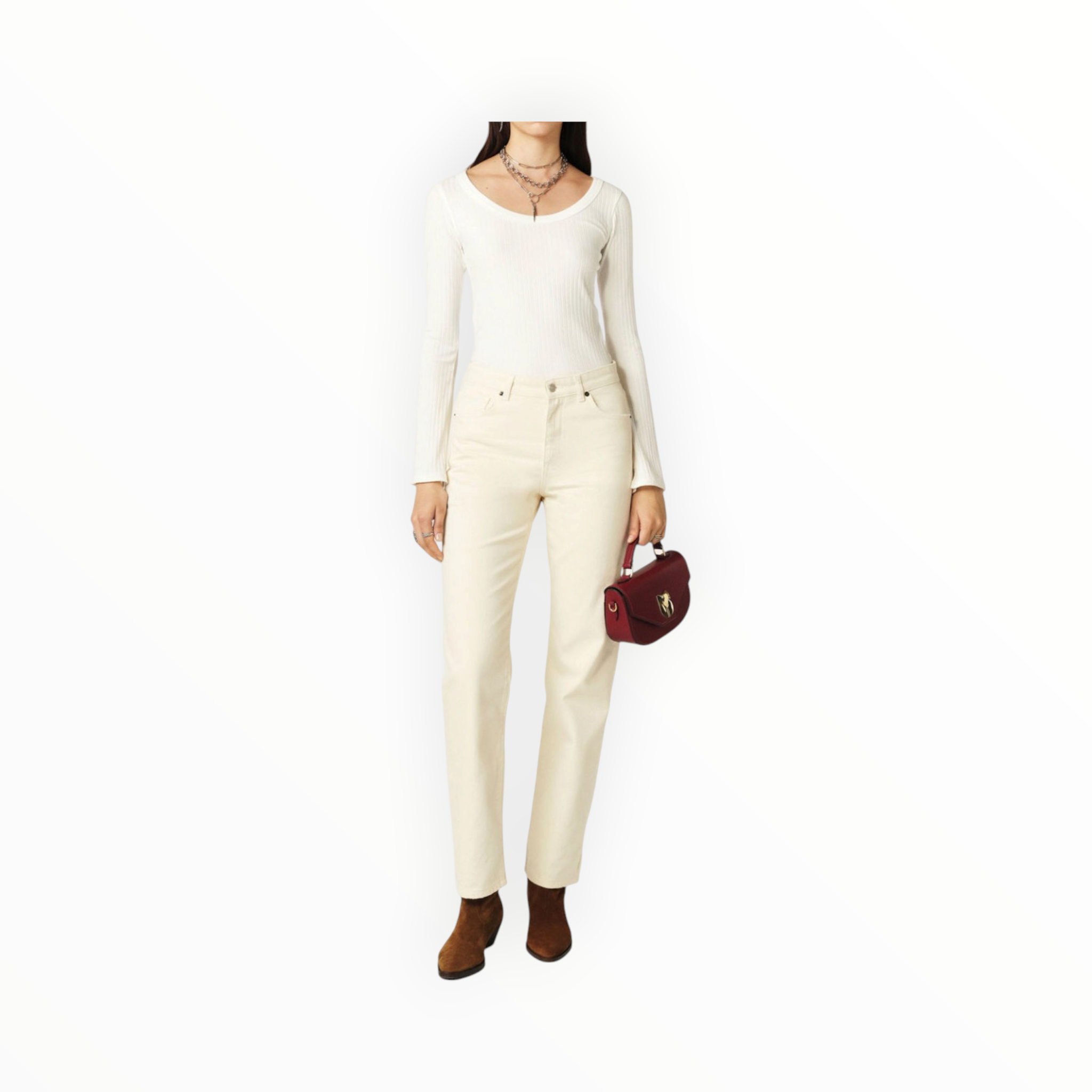 ba&sh Tiana T-Shirt - White