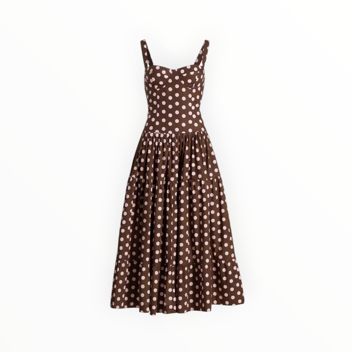 Cara Cara Santiago Midi Dress - Joelle Dot Brown
