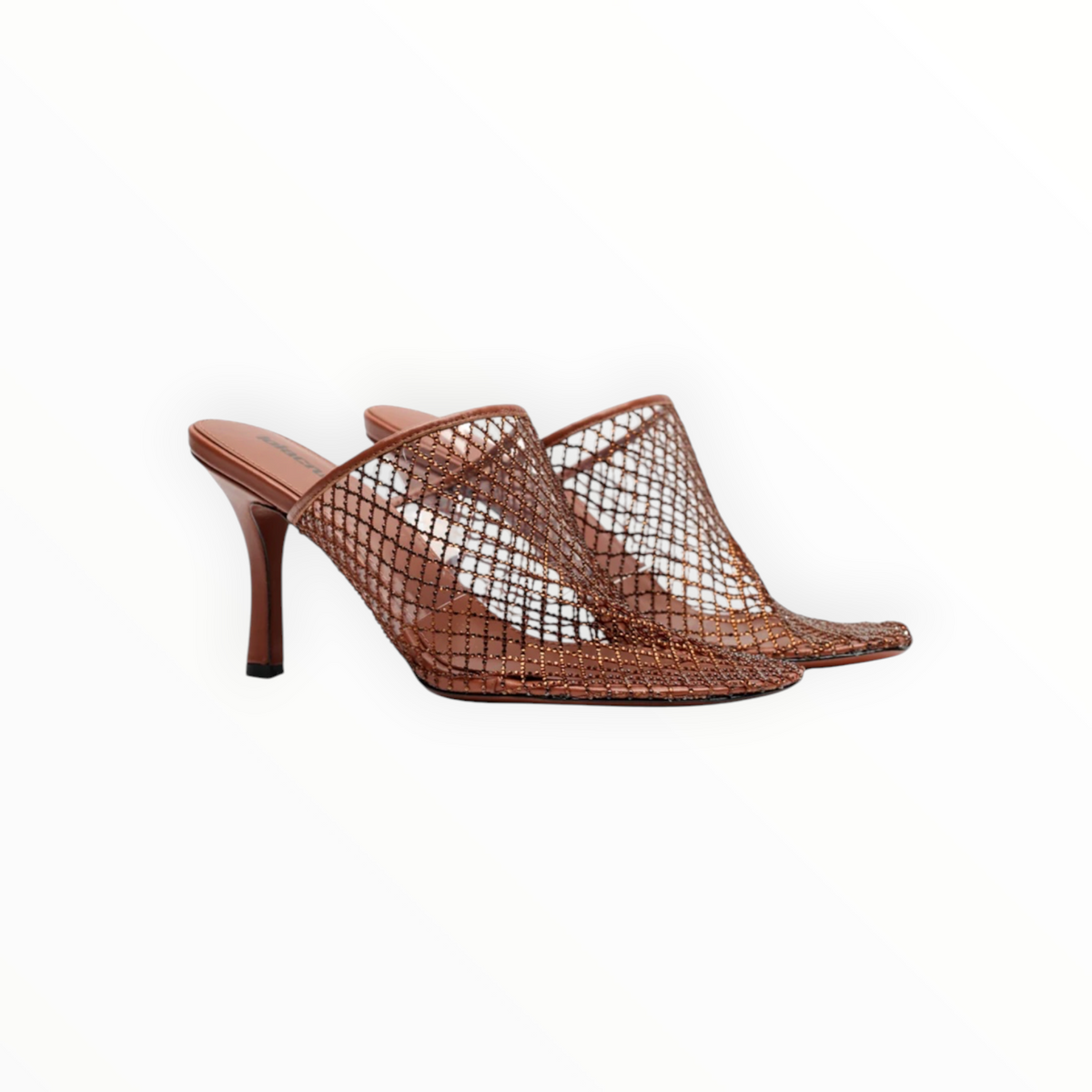 Lola Cruz Ruby Mule 85 - Terracotta