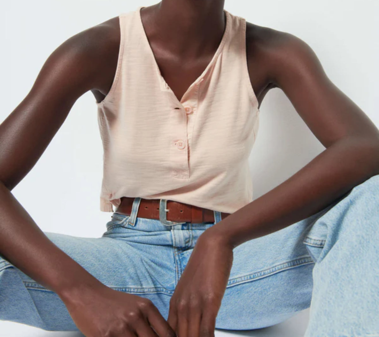 Nation Ltd Bree Tank - Bisque