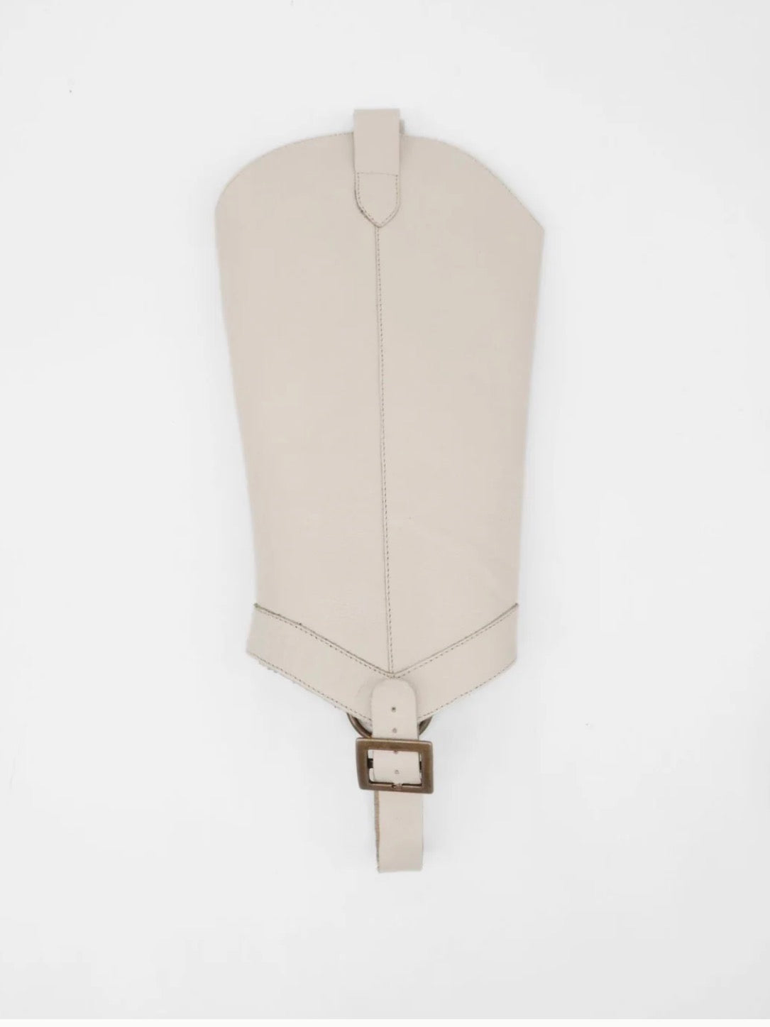 Stivali Penelope Western Cowboy Convertible Boots - Ivory Leather