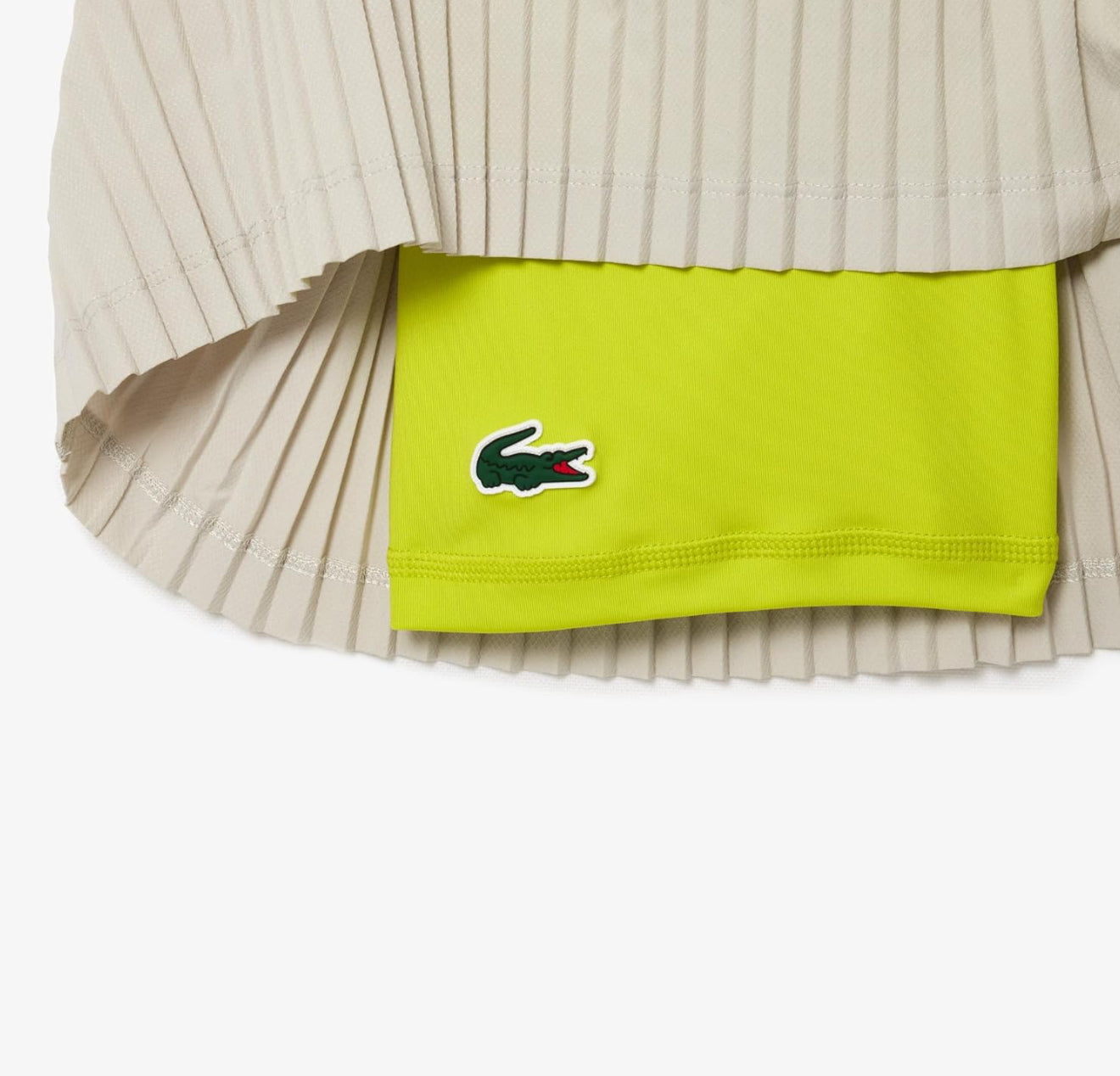 Lacoste Ultra Dry Tennis Dress - Hammam/White/Firefly