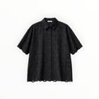 Bellepiece Pio Eyelet Blouse - Black