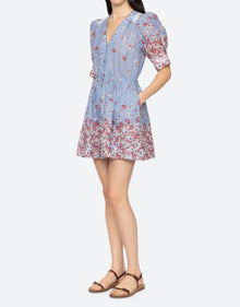 Sea New York Whitney Print Mini Dress - Blue