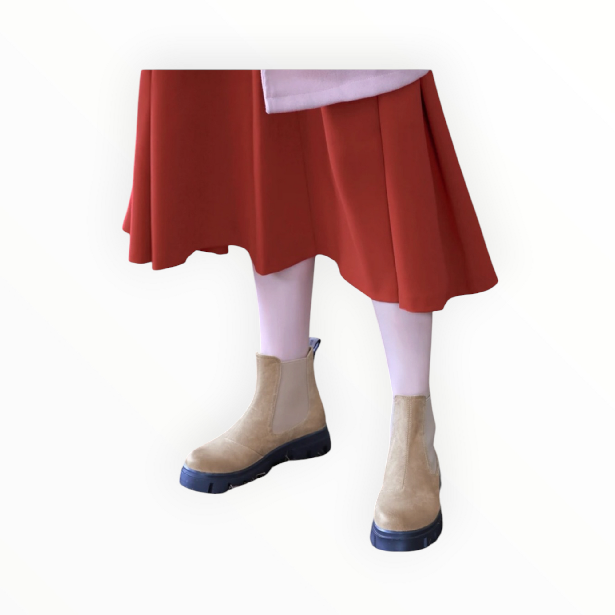bussola Corvara Chunky Chelsea Boots - Vintage Camel