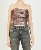 Birgitte Herskind Ethel Draped Corsage Bustier - Rose